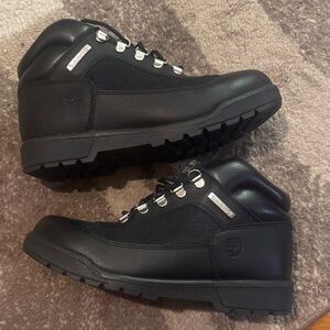 Timberland Boys Field Boots (Black)